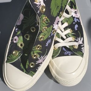 Converse all stars floral mid palm